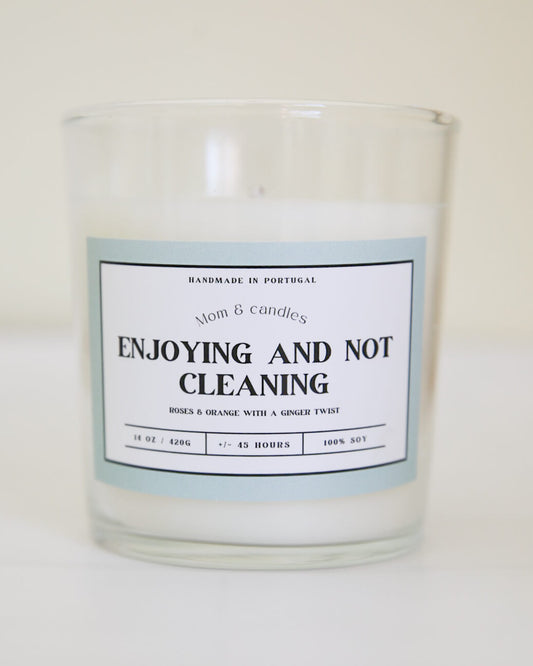 Enjoying and not cleaning
