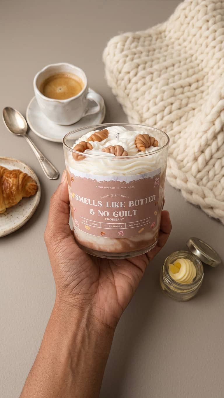 Smells like butter & no guilt - Vela de Croissant