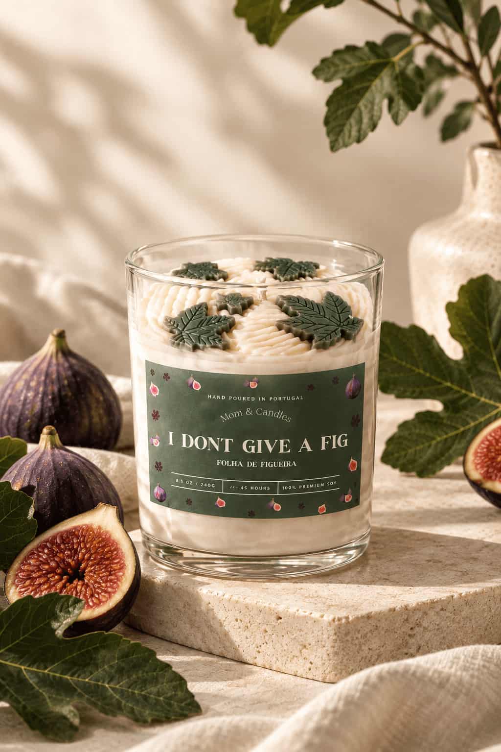 I don't give a fig - Vela de Folha de figueira