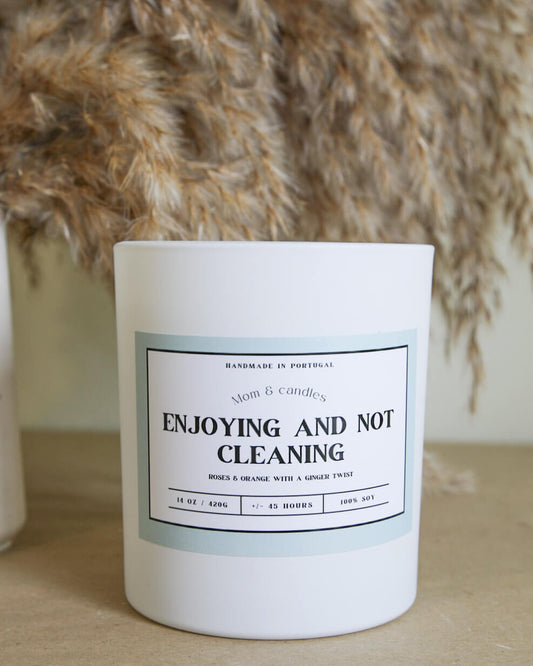 Enjoying and not cleaning