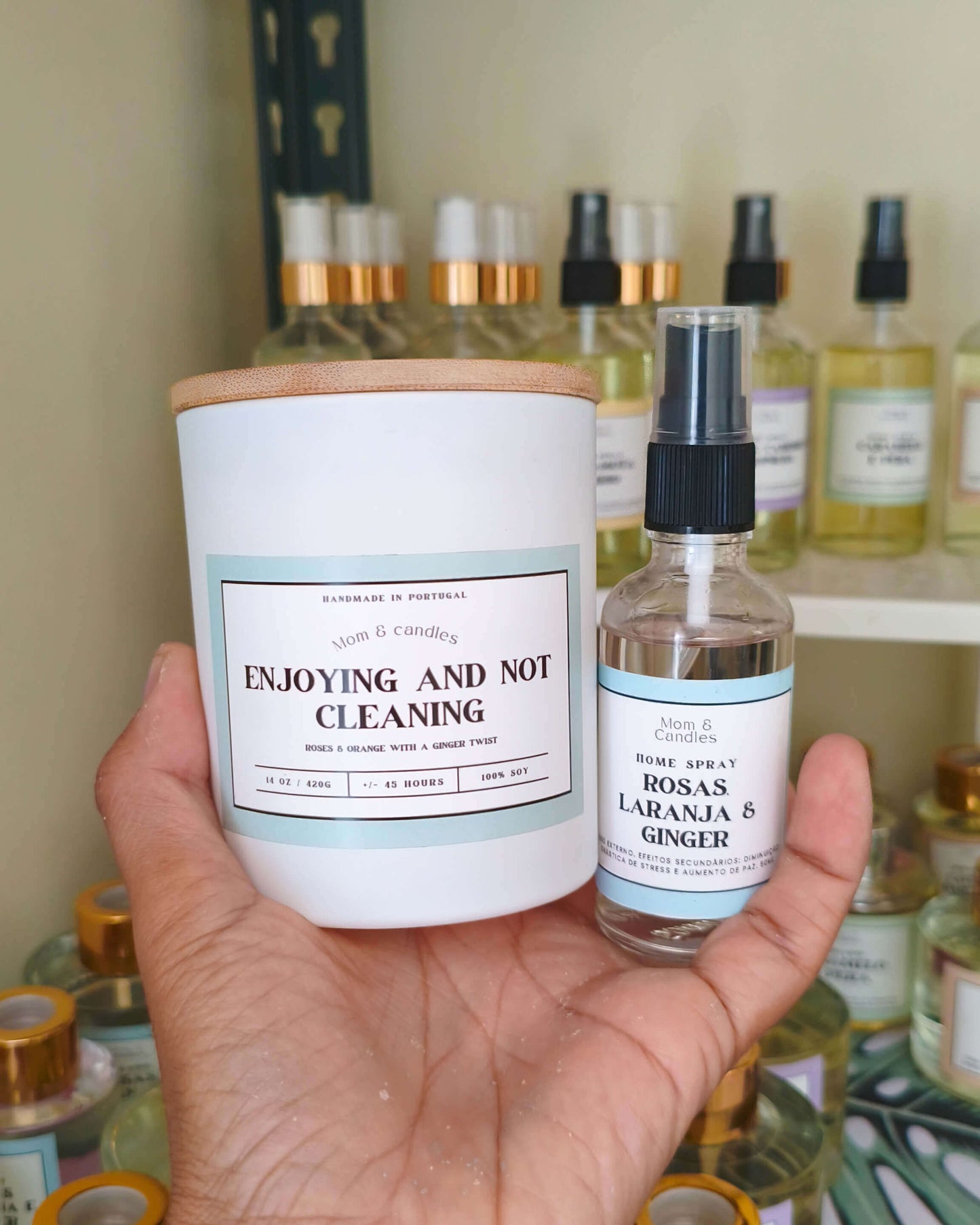 Kit vela (240g) + homespray (50ml)